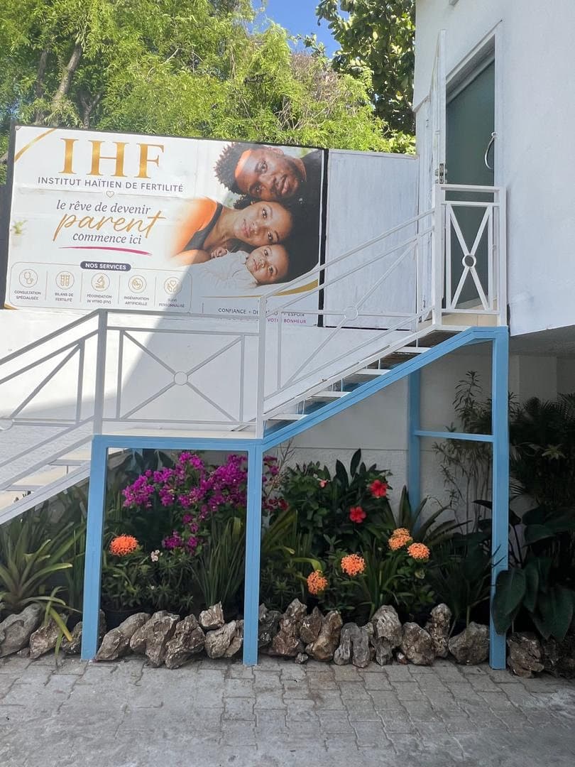 Façade de l'Institut Haïtien de Fertilité à Port-au-Prince